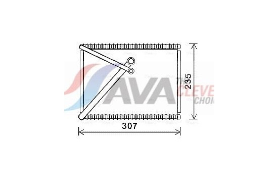 Evaporator, air conditioning
