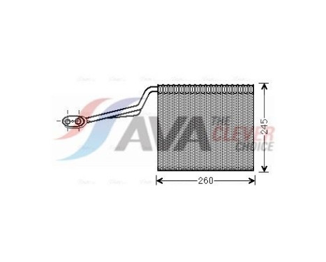 Evaporator, air conditioning