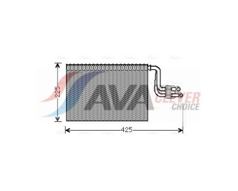 Evaporator, air conditioning