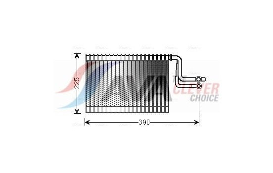 Evaporator, air conditioning