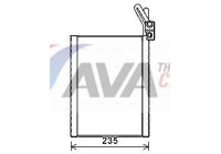 Evaporator, air conditioning