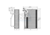 Evaporator, air conditioning