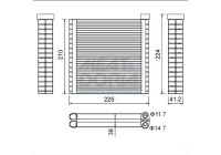 Evaporator, air conditioning