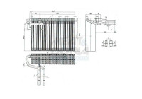 Evaporator, air conditioning