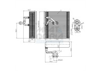 Evaporator, air conditioning