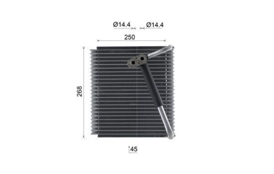 Evaporator, air conditioning, Image 10