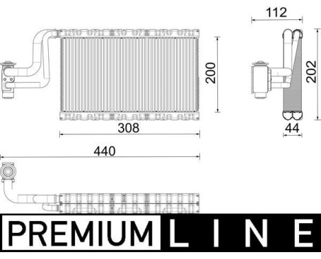 Evaporator, air conditioning