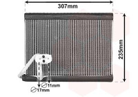 Evaporator, air conditioning
