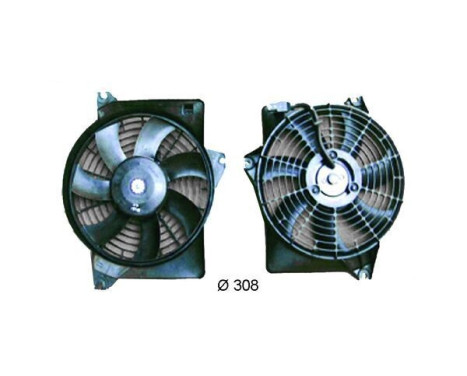 Fan, A/C condenser BEHR *** PREMIUM LINE ***, Image 2