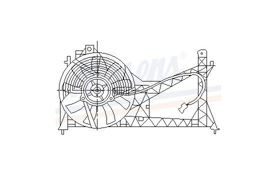 Fan, A/C condenser