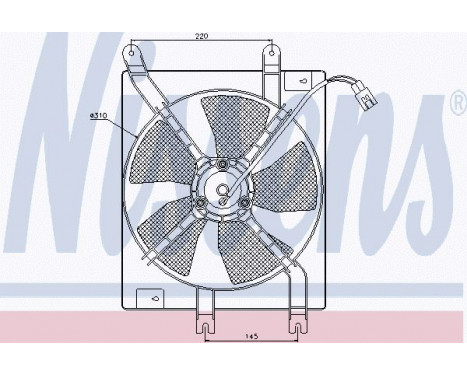 Fan, A/C condenser