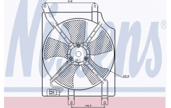 Fan, A/C condenser
