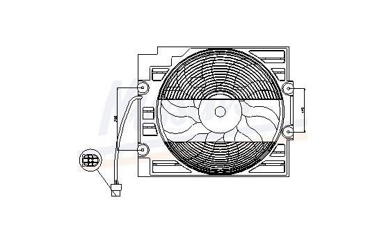 Fan, A/C condenser