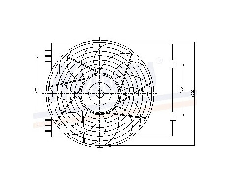 Fan, A/C condenser