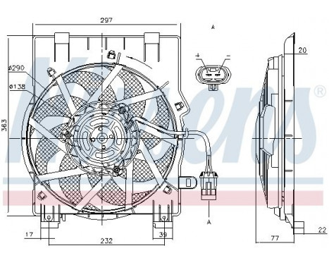 Fan, A/C condenser, Image 2