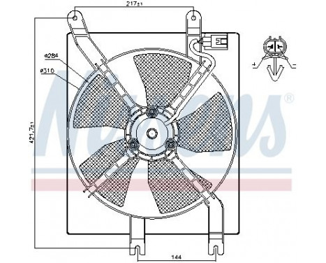 Fan, A/C condenser, Image 2