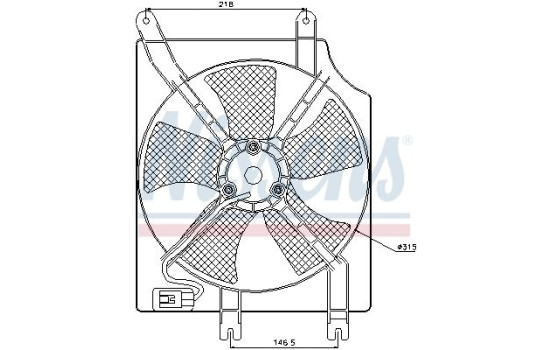 Fan, A/C condenser, Image 2