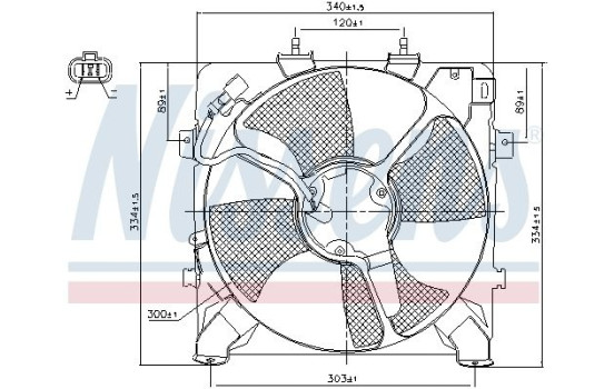 Fan, A/C condenser, Image 2