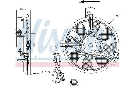 Fan, A/C condenser, Image 2
