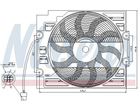 Fan, A/C condenser, Image 2