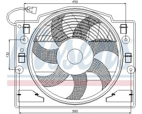 Fan, A/C condenser, Image 2