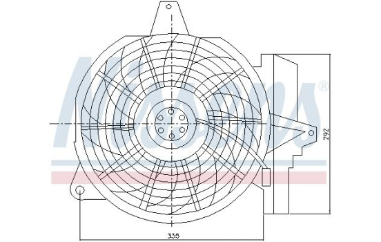 Fan, A/C condenser, Image 2