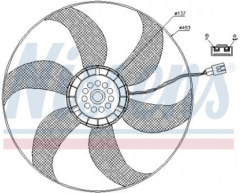 Fan, A/C condenser, Image 2