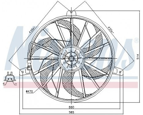 Fan, A/C condenser, Image 2