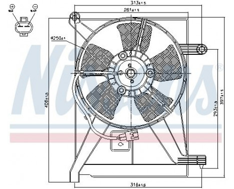 Fan, A/C condenser, Image 2