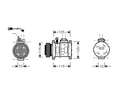 Compressor, air conditioning