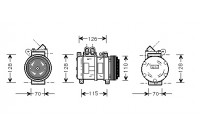 Compressor, air conditioning