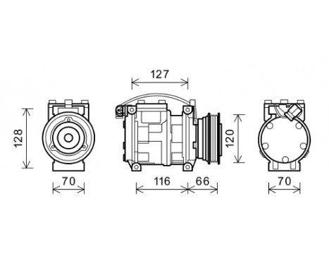 Compressor, air conditioning