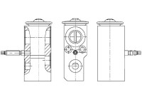 Expansion Valve, air conditioning BEHR *** PREMIUM LINE ***