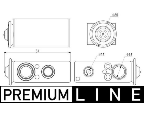 Expansion Valve, air conditioning BEHR *** PREMIUM LINE ***