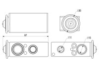 Expansion Valve, air conditioning BEHR *** PREMIUM LINE ***