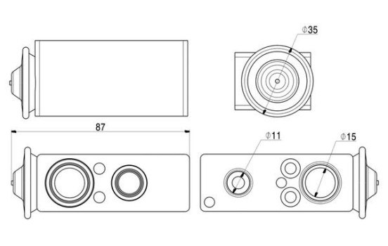 Expansion Valve, air conditioning BEHR *** PREMIUM LINE ***