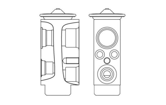 Expansion Valve, air conditioning BEHR