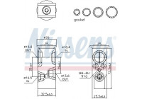 Expansion valve, air conditioning ** FIRST FIT **
