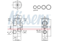 Expansion valve, air conditioning ** FIRST FIT **