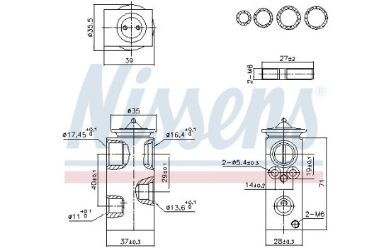 Expansion valve, air conditioning **FIRST FIT**