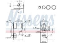 Expansion valve, air conditioning **FIRST FIT**
