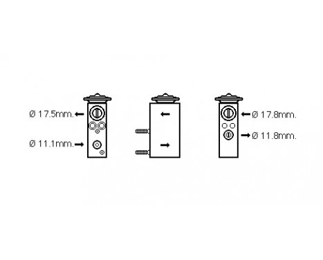 Expansion Valve, air conditioning *** IR PLUS ***