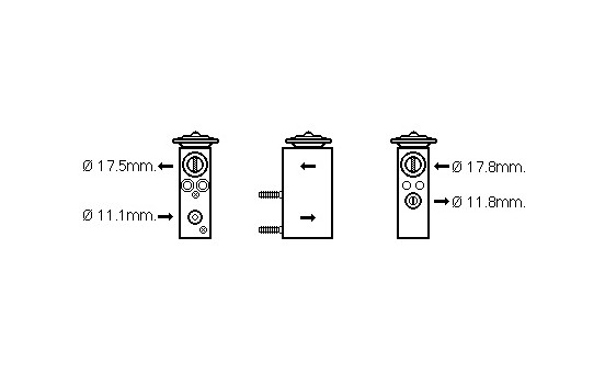 Expansion Valve, air conditioning *** IR PLUS ***