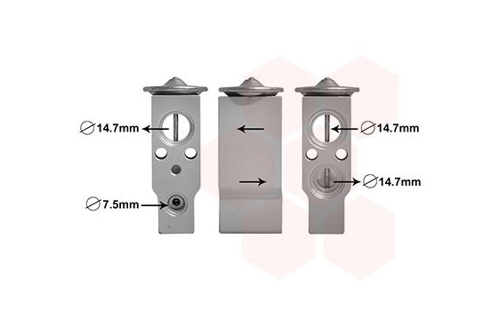 Expansion Valve, air conditioning *** IR PLUS ***, Image 2