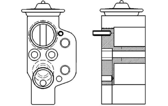 Expansion Valve, air conditioning PREMIUM LINE, Image 2