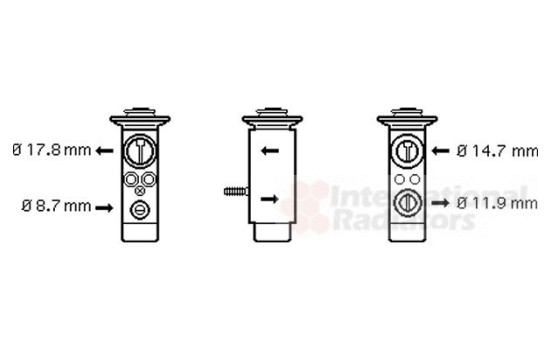 Expansion Valve, air conditioning, Image 2