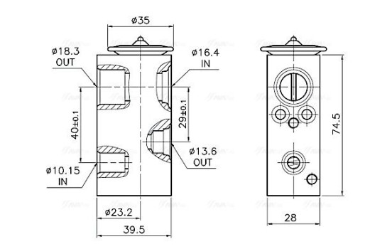 Expansion valve, air conditioning