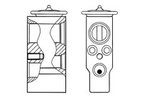Expansion valve, air conditioning