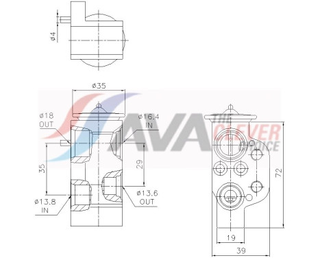 Expansion valve, air conditioning