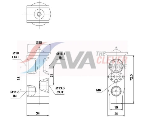 Expansion valve, air conditioning